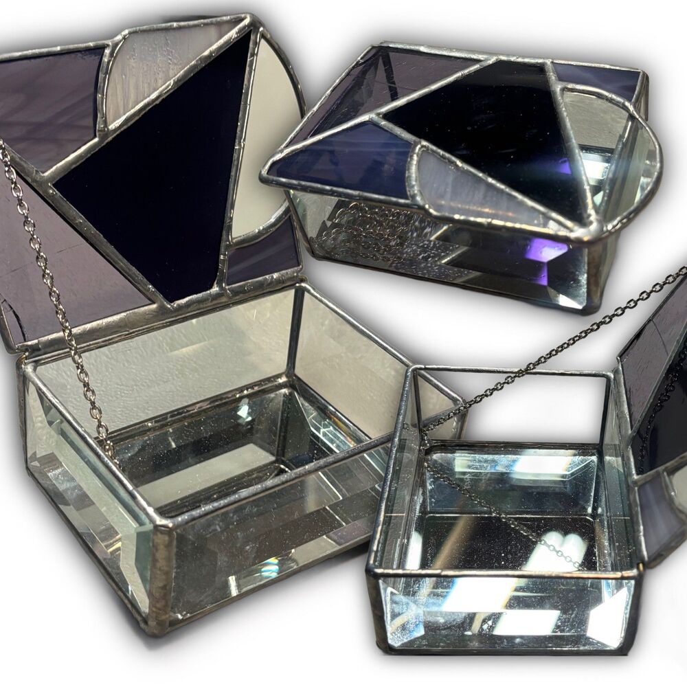 Handcrafted Stained Glass Jewelry Box